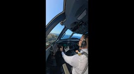 Landing on One of the Shortest Runways in the World