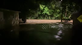 US: Tropical Depression Brings Heavy Rain to North Carolina Causing Severe Flooding
