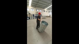 Worker Shows Impressive Bucket Throwing Skills