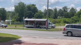 Fresh Veggie truck in Bennington Vermont.