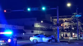 Miami Beach Car Crash Date: Wednesday July 9th 2025 Time: 11:40 PM Location: Alton Road & Dade Blvd, Miami Beach, FL PT4