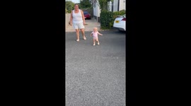 Toddler's squeaky sandals steal the show in viral TikTok
