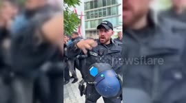 Germany: German Police Crack Down on Gaza Solidarity Protest