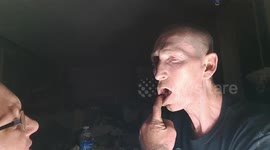 Husband in agony as wife films excruciating tooth removal using pliers
