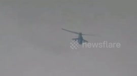 Burmese army bombs rebel base after helicopter was shot down