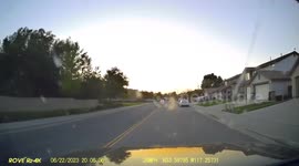 Police Chase Ends in Screeching Crash