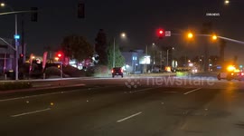 US, Los Angeles: Newport Beach Ongoing Pursuit of Armed and Dangerous Suspect