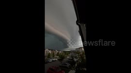 Shelf cloud stuns DC region as thunderstorm and tornado warnings sweep region