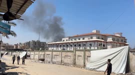 Israeli air, ground offensive damages Khan Younis in southern Gaza