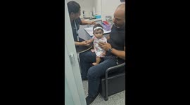 Blood Draw Doesn't Bother Daughter