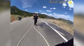 Arvada Officers Assist Firefighters With Brush Fire Near Canyon Pines