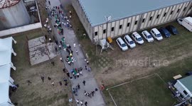 Bosnia and Herzegovina: Coffins of 7 Srebrenica genocide victims carried to Potocari Cemetery