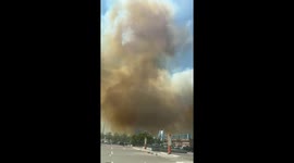 France: Smoke Blankets Marseille as Wildfire Rages Nearby 2