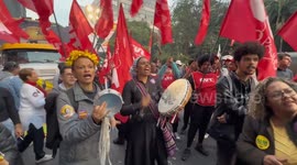 Brazil: Thousands rally in Brazil against Trump’s 50% tariff decision