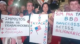 Brazil: Thousands rally in Brazil against Trump’s 50% tariff decision (2)
