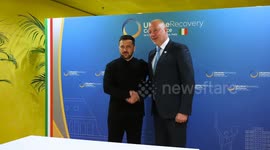 Italy: Zelenskyy meets European leaders in Rome during Ukraine Recovery Conference