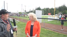 Canada: Surrey British Columbia Mayor Brenda Locke Interview at Canada Cup Women's International Softball Tournament