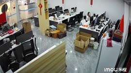 Office fridge startles workers when it EXPLODES at workplace in China