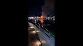 France: Superyacht Sea Lady II Catches Fire in Saint-Tropez 3