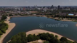 UK Weather: Stark contrast of conditions in Birmingham, England as heatwave takes hold