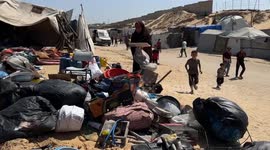 Israeli army destroys tents, graves in Khan Younis city of Gaza (2)