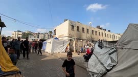 Six Palestinians, including children, killed in Israeli strike on school shelter in Gaza