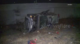 US, Los Angeles: Baldwin Park Person Hit by Car After Leaving Car Crash on Freeway Fatal