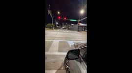 Man Asleep At Red Light