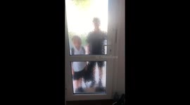 Bedford heatwave hijinks—Kids cannonball fully clothed after dad mentions school