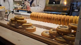 Baumkuchen at German Christmas Market | Traditional Layered Cake Delight