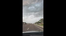 Gustnado over Largo, Florida