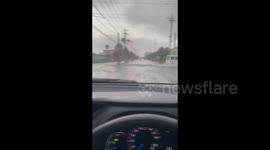 Tokyo: Torrential Rainfall At Rush Hour Causes Flash Flooding