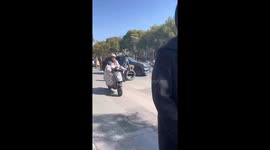 An Unique Way to Walk the Dog