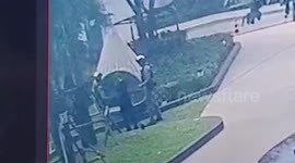 Suspect seizes police gun and shoots two officers during alcohol-fuelled rampage
