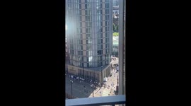 UK: Oasis Fans Form Long Queues for Trams at Manchester Victoria Station