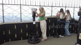 NY: Ashe Lights The Empire State Building