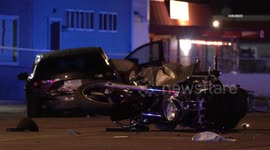 US, Phoenix: Phoenix 24th Street Motorcycle Crash