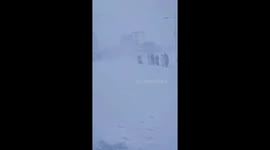 Students Struggle in the Snow