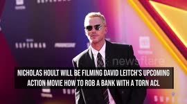 Nicholas Hoult to film upcoming action movie with torn knee ligament