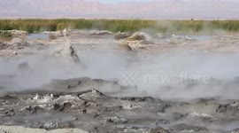 Some more footage of the new mudpots / mud volcanoes at the Salton Sea