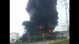Chemical factory explosion in northern China