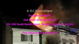 20160819 Fire ground audio from 2nd Alarn - Mt. Carmel, Pa (USA)