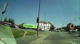 Lorry Crash Caught on Dashcam in Liverpool Royal Hospital