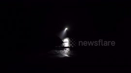 BREAKING NEWS! Full video of night search & rescue operation in Portreath Cornwall 22nd August 2016