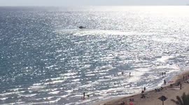 Fire in Calafell Tarragona. 22.08.2016