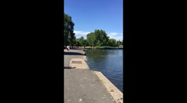Another heatwave hits London, UK