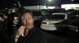 Julian Lennon spotted leaving Coldplay concert