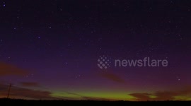 BEAUTIFUL DISPLAY OF THE NORTHERN LIGHTS THIS MORNING OVER IRELAND