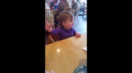 Funny baby dance