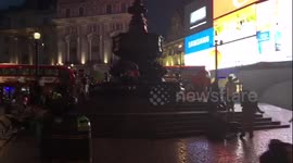 Rain Pours Down In London After Hot Day